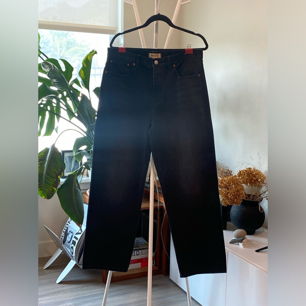 Madewell Long Slung Straight Jeans